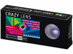 CRAZY LENS - Solid Violet - Diárias com correção (2 lentes)
