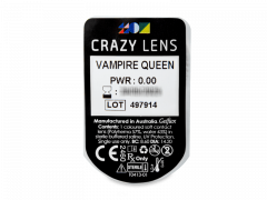 CRAZY LENS - Vampire Queen - Diárias sem correção (2 lentes)