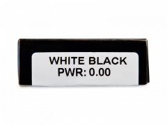 CRAZY LENS - White Black - Diárias sem correção (2 lentes)