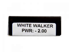 CRAZY LENS - White Walker - Diárias com correção (2 lentes)
