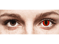 Lentes de Contacto Crazy Lens Vermelho Mad Frog - ColourVUE (2 lentes)