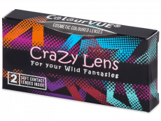 Lentes de Contacto Crazy Lens Vermelho Mad Frog - ColourVUE (2 lentes)