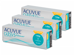 Acuvue Oasys 1-Day with HydraLuxe for Astigmatism (90 lentes)