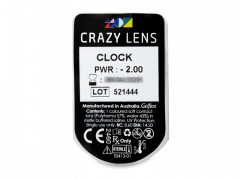 CRAZY LENS - Clock - Diárias com correção (2 lentes)