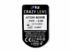 CRAZY LENS - Atom Bomb - Diárias com correção (2 lentes)