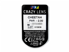 CRAZY LENS - Cheetah - Diárias com correção (2 lentes)