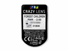 CRAZY LENS - Forest Children - Diárias com correção (2 lentes)