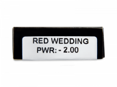 CRAZY LENS - Red Wedding - Diárias com correção (2 lentes)