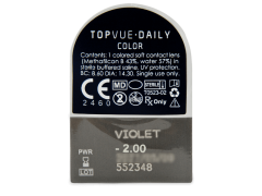 TopVue Daily Color - Violet - Diárias com correção (2 lentes)