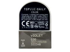 TopVue Daily Color - Violet - Diárias sem correção (2 lentes)