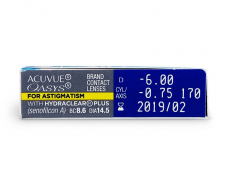 Acuvue Oasys for Astigmatism (6 lentes)