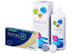 TOTAL30 for Astigmatism (3 lentes) + Solução Gelone 360 ml