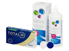 TOTAL30 for Astigmatism (3 lentes) + Gelone solução 360 ml