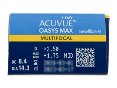 Acuvue Oasys Max 1-Day Multifocal (30 lentes)