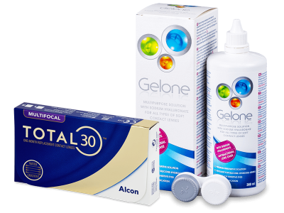 TOTAL30 Multifocal (6 lentes) + Solução Gelone 360 ml