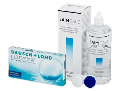 Bausch + Lomb ULTRA Multifocal for Astigmatism (6 lentes) + Solução Laim Care 400 ml