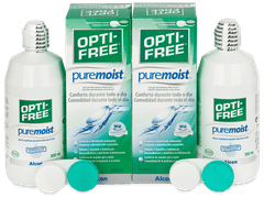 OPTI-FREE PureMoist Solução 2 x 300 ml 